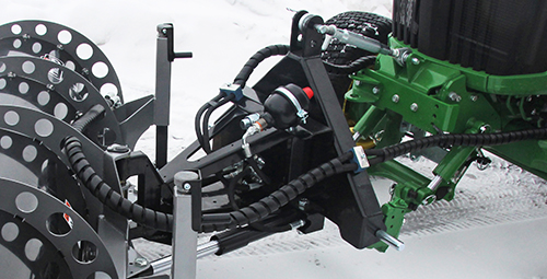 Rolbezem Bevestiging