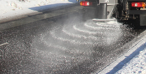 Zoutstrooier Strooimateriaal